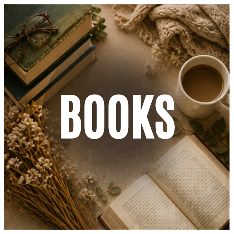 Books and reading-inspired gifts featuring cozy coffee table books, journals, notebooks, and literary boutique decor.