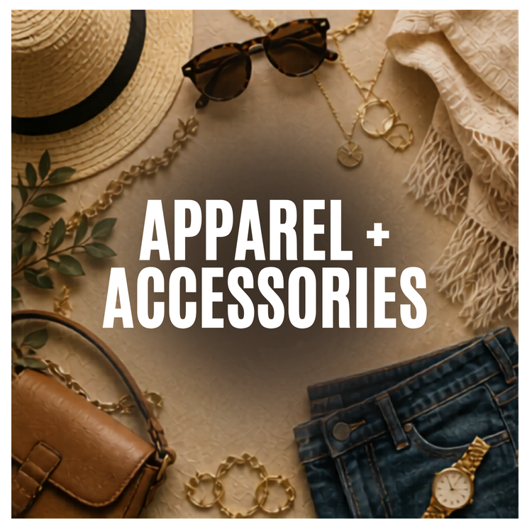 Boutique apparel and accessories collection featuring coastal-inspired fashion, handbags, jewelry, and Jersey Shore lifestyle pieces.