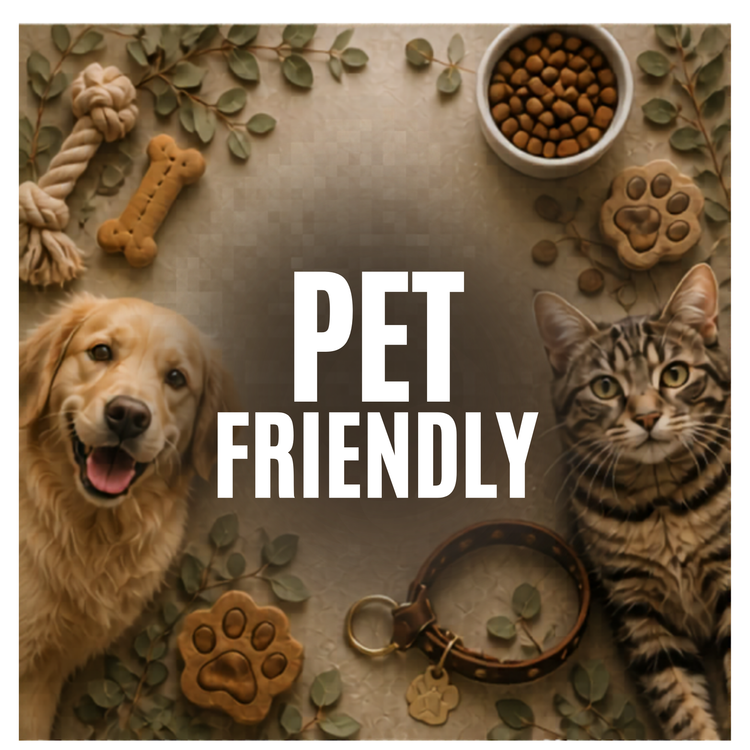 Pet-friendly boutique gift collection with dog and cat themed decor, pet accessories, and gifts for animal lovers.